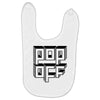 pop off square Baby Bibs