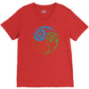 Power colour V-Neck Tee