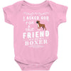 true friend (boxer) Baby Bodysuit