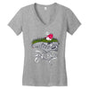 don't step on the grass Women's V-Neck T-Shirt