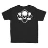 skate until the end black Youth Tee