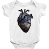 galaxy heart Baby Bodysuit