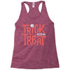 trick or treat Racerback Tank