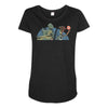jurassic story Maternity Scoop Neck T-shirt