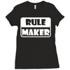 rule maker Ladies Fitted T-Shirt