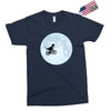 Biker Dinosaur - Dinosaur Riding A Bike To The Moon Exclusive T-shirt