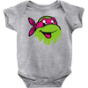 raph   tmnt facemelt Baby Onesie