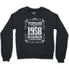 vintage made in 1958 perfectly aged a living legend Crewneck Sweatshirt
