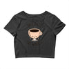 no coffee no workee Crop Top