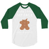 i can't feel my face 3/4 Sleeve Shirt