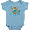 turn the time twist the space Baby Bodysuit
