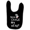 you stole my heart 4 Baby Bibs