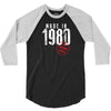 Made In 1980 All Original Parts 3/4 Sleeve Shirt