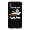 i speak fluent sarcazm iPhoneX Case