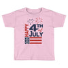 happy 4th of july Toddler T-shirt