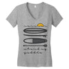 stand up paddle Women's V-Neck T-Shirt