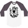 love wins 3/4 Sleeve Shirt