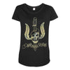 commando belgian Maternity Scoop Neck T-shirt