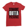 pubg - straight outta pochinki Ladies Fitted T-Shirt