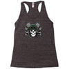 skull racer Racerback Tank