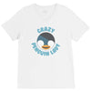 crazy penguin lady V-Neck Tee