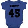 Trump 45 jersey number Baby Bodysuit