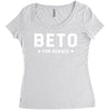 Beto For Senate With Stars Women's Triblend Scoop T-shirt