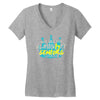 we are the almig17ty seniors carver high school Women's V-Neck T-Shirt
