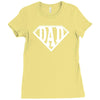 super dad diamond superhero Ladies Fitted T-Shirt