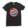 bacon beach Ladies Fitted T-Shirt