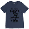 The Fishing Legend Reeling Them In For 40 Years V-Neck Tee