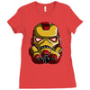 iron man stormtrooper mashup 1 Ladies Fitted T-Shirt