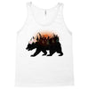 Bear Adventure With Rose Tank Top