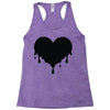 dripping heart melting heart Racerback Tank