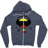 music duck Zipper Hoodie