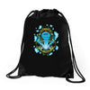 existence is pain Drawstring Bags