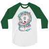 the girl and the dragon 3/4 Sleeve Shirt