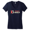 womens march on washington 2017 Women's V-Neck T-Shirt