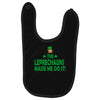 leprechauns made me do it Baby Bibs