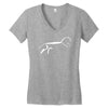 uffington horse Women's V-Neck T-Shirt