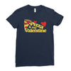 pizza is my valentine 2 Ladies Fitted T-Shirt