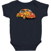 sixties vw beetle, ideal gift or birthday present Baby Bodysuit
