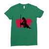 Wolf And Lady Ladies Fitted T-Shirt