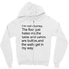 i'm not clumsy Zipper Hoodie