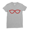 kacamata red Ladies Fitted T-Shirt