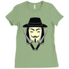 v for vendetta Ladies Fitted T-Shirt