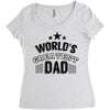 world's greatest dad Women's Triblend Scoop T-shirt