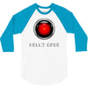 hello dave 2001 space odyssey 3/4 Sleeve Shirt