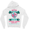 Thyroid Cancer Warrior Zipper Hoodie