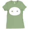 big hero 6 baymax head eyes Ladies Fitted T-Shirt